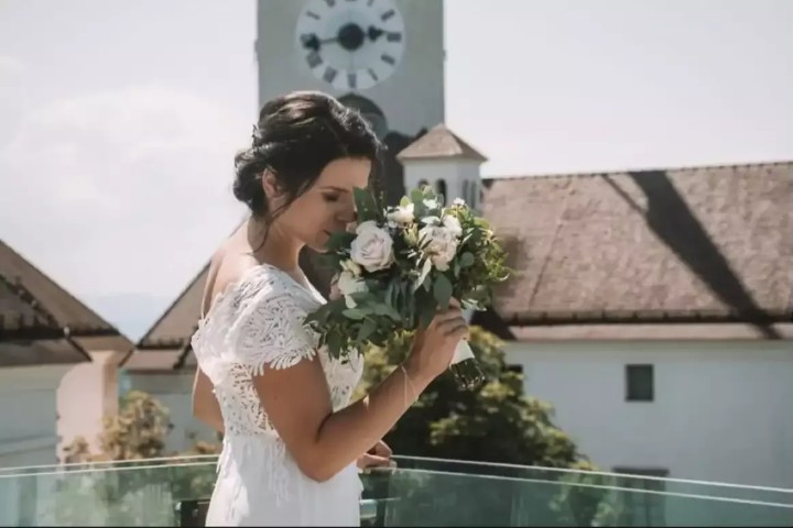 Attersee ufer romantische hochzeit