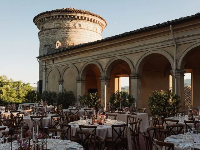 Reception villa rome luxury wedding