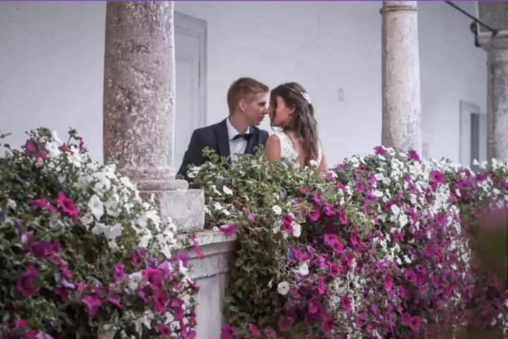 Schoenbrunn palace vienna wedding austria